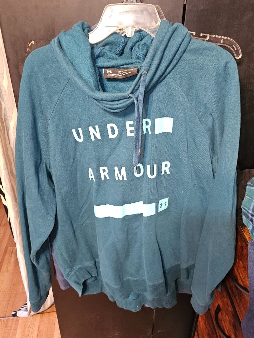 ❤️EUC Women's Size XXL Teal Under Armour Hoodie